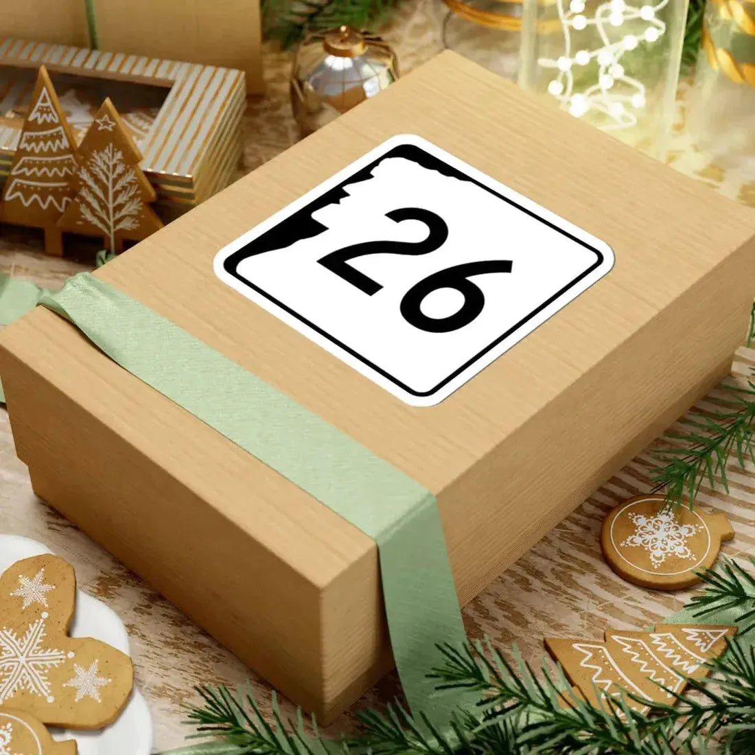 NH Route 26 (New Hampshire) (Road Sign) STICKER Vinyl Kiss-Cut Decal - The Sticker Space