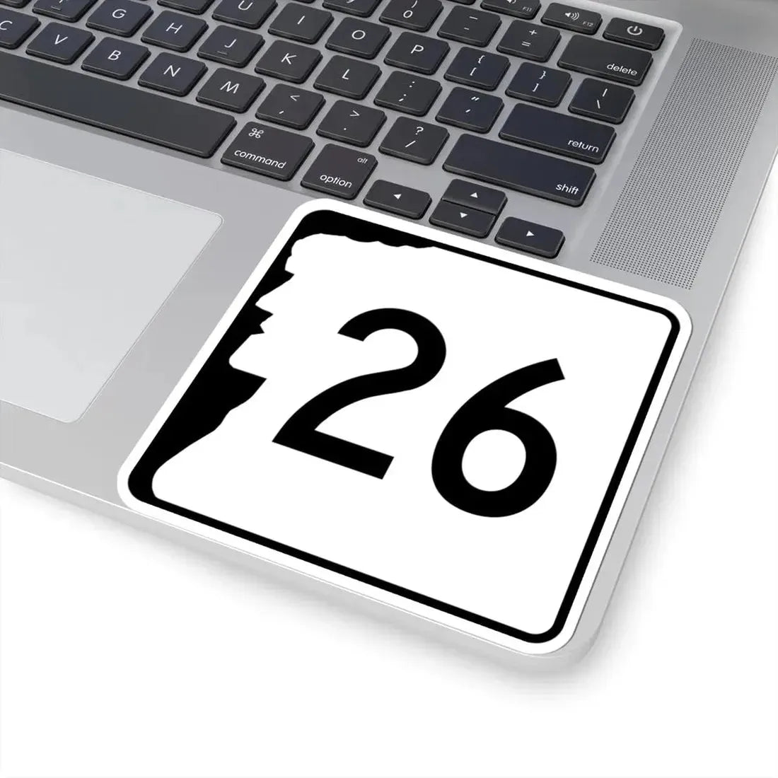 NH Route 26 (New Hampshire) (Road Sign) STICKER Vinyl Kiss-Cut Decal - The Sticker Space