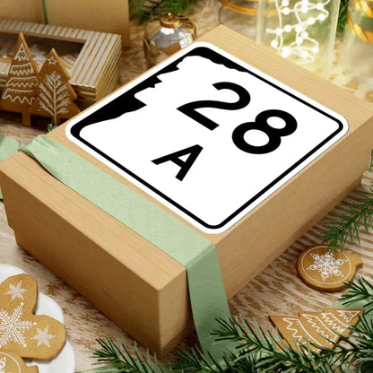 NH Route 28A (New Hampshire) (Road Sign) STICKER Vinyl Kiss-Cut Decal - The Sticker Space