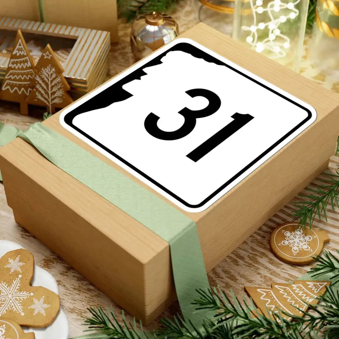 NH Route 31 (New Hampshire) (Road Sign) STICKER Vinyl Kiss-Cut Decal - The Sticker Space