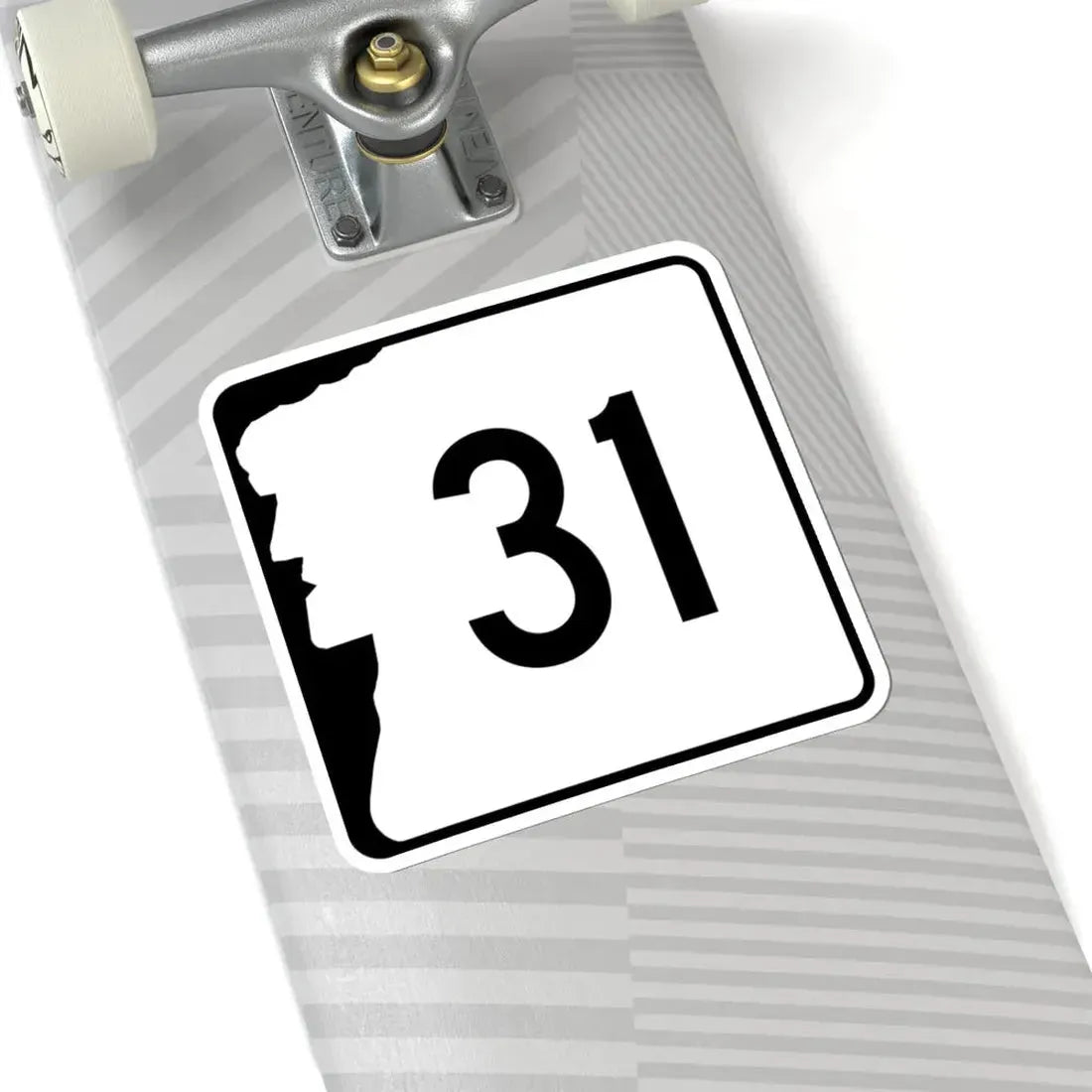 NH Route 31 (New Hampshire) (Road Sign) STICKER Vinyl Kiss-Cut Decal - The Sticker Space