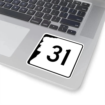NH Route 31 (New Hampshire) (Road Sign) STICKER Vinyl Kiss-Cut Decal - The Sticker Space