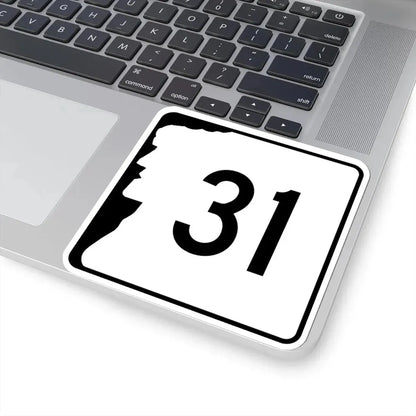 NH Route 31 (New Hampshire) (Road Sign) STICKER Vinyl Kiss-Cut Decal - The Sticker Space