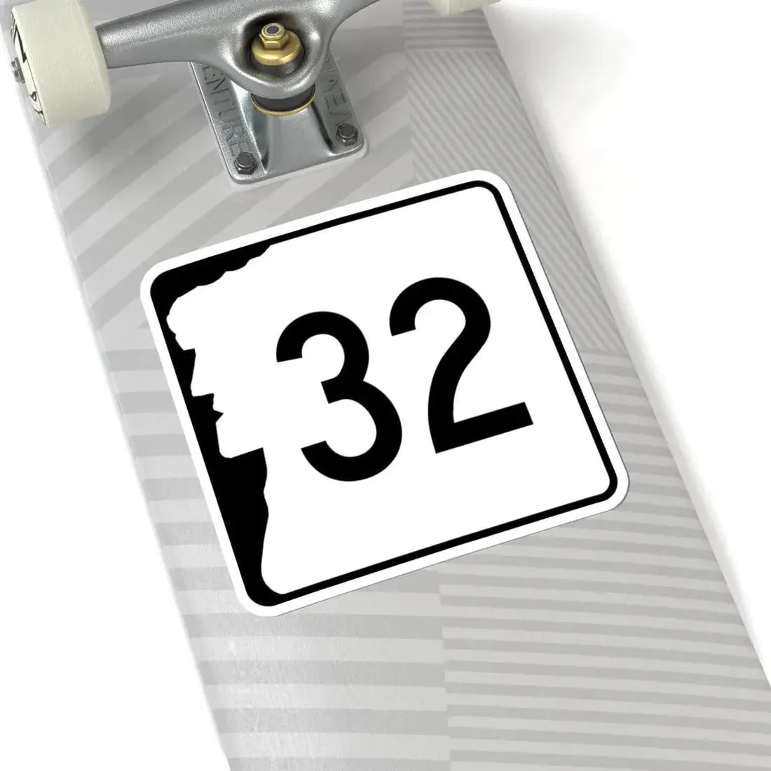 NH Route 32 (New Hampshire) (Road Sign) STICKER Vinyl Kiss-Cut Decal - The Sticker Space