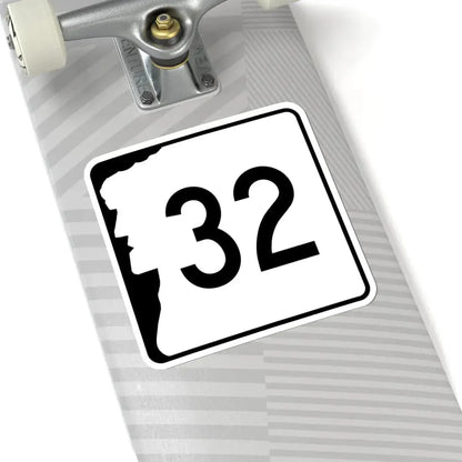 NH Route 32 (New Hampshire) (Road Sign) STICKER Vinyl Kiss-Cut Decal - The Sticker Space