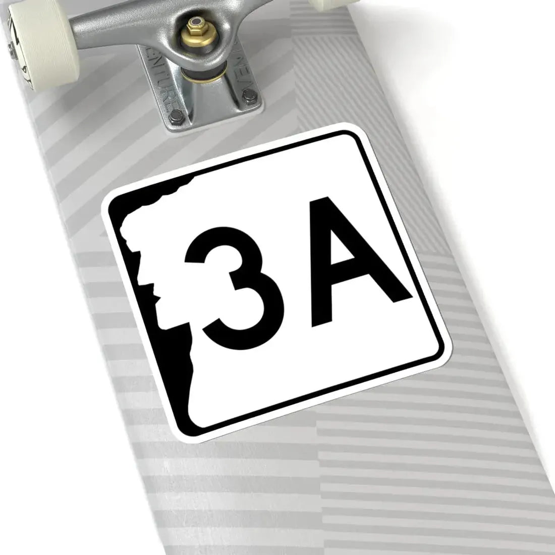 NH Route 3A (New Hampshire) (Road Sign) STICKER Vinyl Kiss-Cut Decal - The Sticker Space