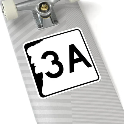 NH Route 3A (New Hampshire) (Road Sign) STICKER Vinyl Kiss-Cut Decal - The Sticker Space