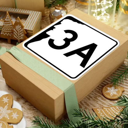 NH Route 3A (New Hampshire) (Road Sign) STICKER Vinyl Kiss-Cut Decal - The Sticker Space