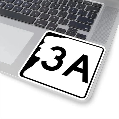 NH Route 3A (New Hampshire) (Road Sign) STICKER Vinyl Kiss-Cut Decal - The Sticker Space