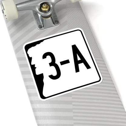 NH Route 3A variant (New Hampshire) (Road Sign) STICKER Vinyl Kiss-Cut Decal - The Sticker Space