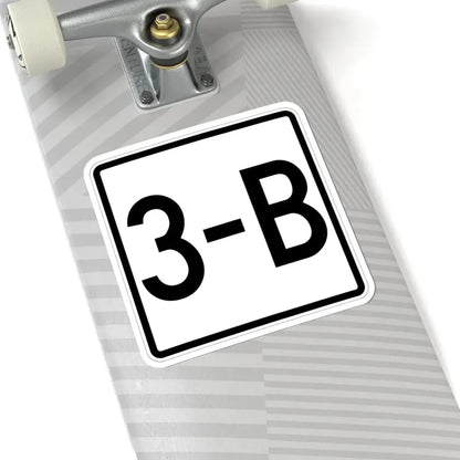 NH Route 3B 1948 (New Hampshire) (Road Sign) STICKER Vinyl Kiss-Cut Decal - The Sticker Space