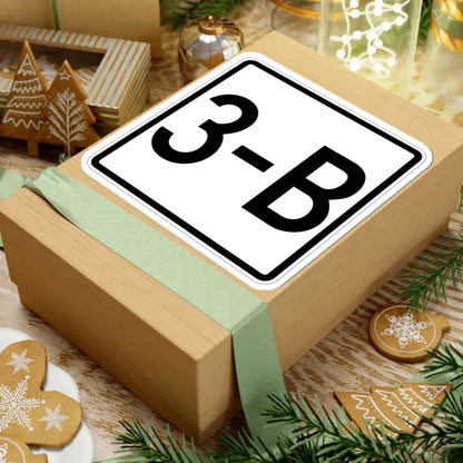 NH Route 3B 1948 (New Hampshire) (Road Sign) STICKER Vinyl Kiss-Cut Decal - The Sticker Space