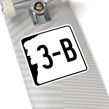 NH Route 3B (New Hampshire) (Road Sign) STICKER Vinyl Kiss-Cut Decal - The Sticker Space