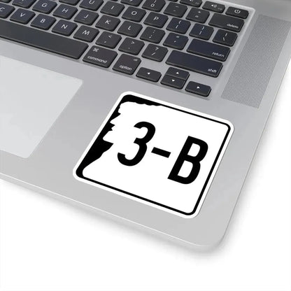NH Route 3B (New Hampshire) (Road Sign) STICKER Vinyl Kiss-Cut Decal - The Sticker Space