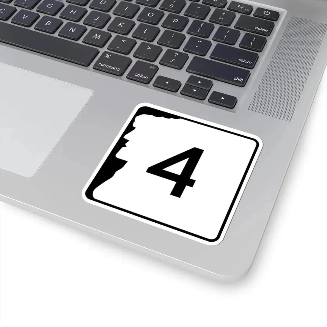 NH Route 4 (New Hampshire) (Road Sign) STICKER Vinyl Kiss-Cut Decal - The Sticker Space