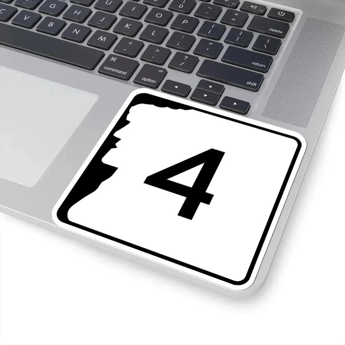 NH Route 4 (New Hampshire) (Road Sign) STICKER Vinyl Kiss-Cut Decal - The Sticker Space