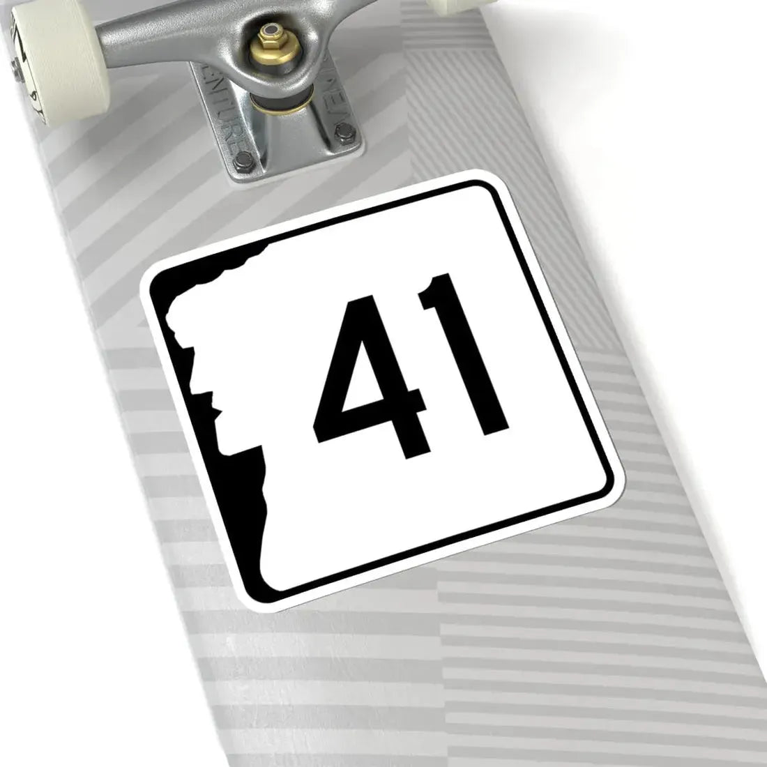 NH Route 41 (New Hampshire) (Road Sign) STICKER Vinyl Kiss-Cut Decal - The Sticker Space