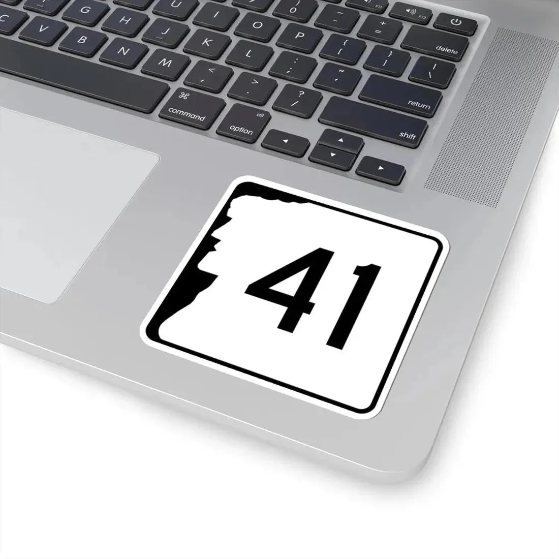 NH Route 41 (New Hampshire) (Road Sign) STICKER Vinyl Kiss-Cut Decal - The Sticker Space