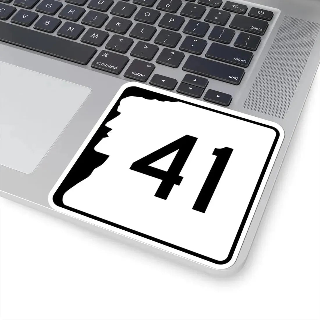 NH Route 41 (New Hampshire) (Road Sign) STICKER Vinyl Kiss-Cut Decal - The Sticker Space