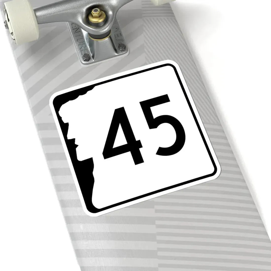 NH Route 45 (New Hampshire) (Road Sign) STICKER Vinyl Kiss-Cut Decal - The Sticker Space
