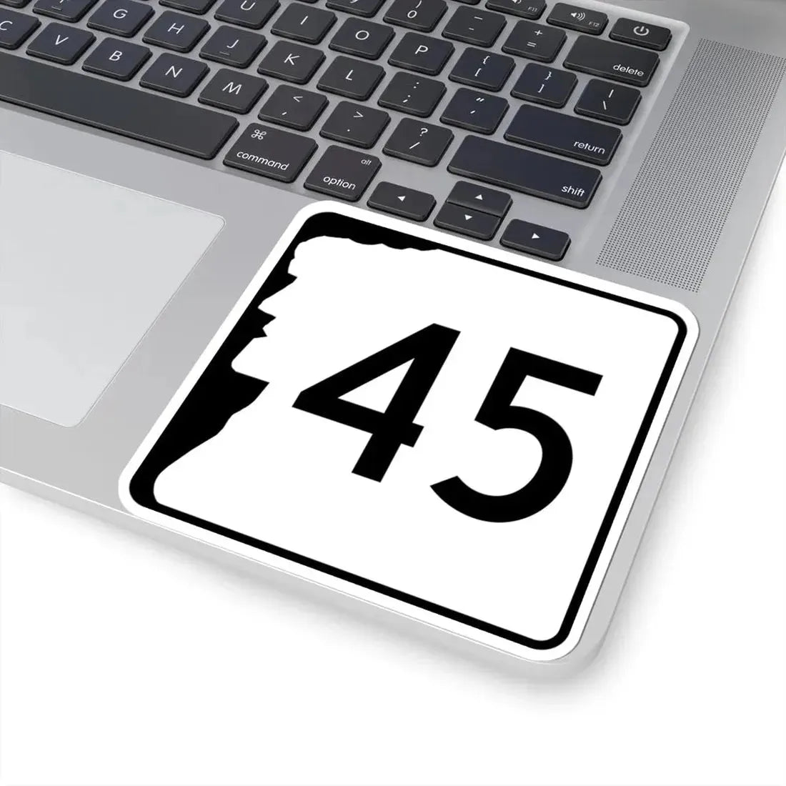 NH Route 45 (New Hampshire) (Road Sign) STICKER Vinyl Kiss-Cut Decal - The Sticker Space