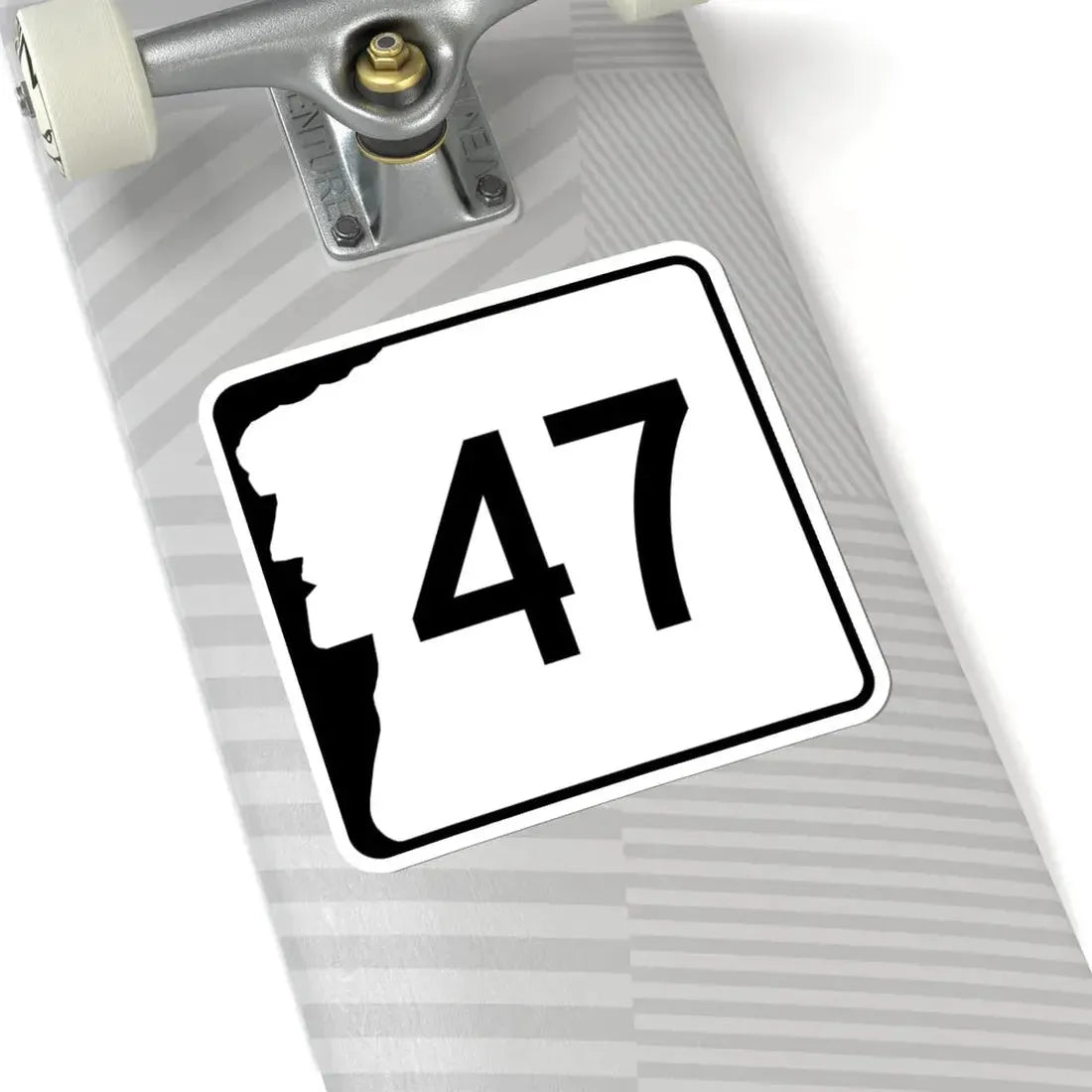 NH Route 47 (New Hampshire) (Road Sign) STICKER Vinyl Kiss-Cut Decal - The Sticker Space
