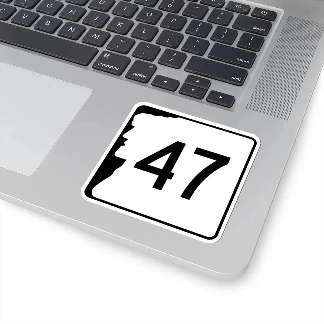 NH Route 47 (New Hampshire) (Road Sign) STICKER Vinyl Kiss-Cut Decal - The Sticker Space