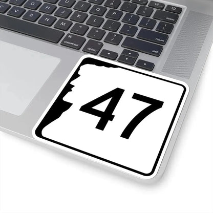 NH Route 47 (New Hampshire) (Road Sign) STICKER Vinyl Kiss-Cut Decal - The Sticker Space