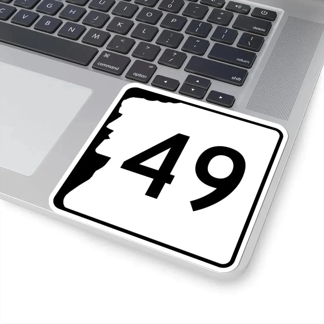 NH Route 49 (New Hampshire) (Road Sign) STICKER Vinyl Kiss-Cut Decal - The Sticker Space