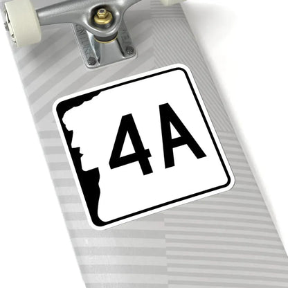 NH Route 4A (New Hampshire) (Road Sign) STICKER Vinyl Kiss-Cut Decal - The Sticker Space