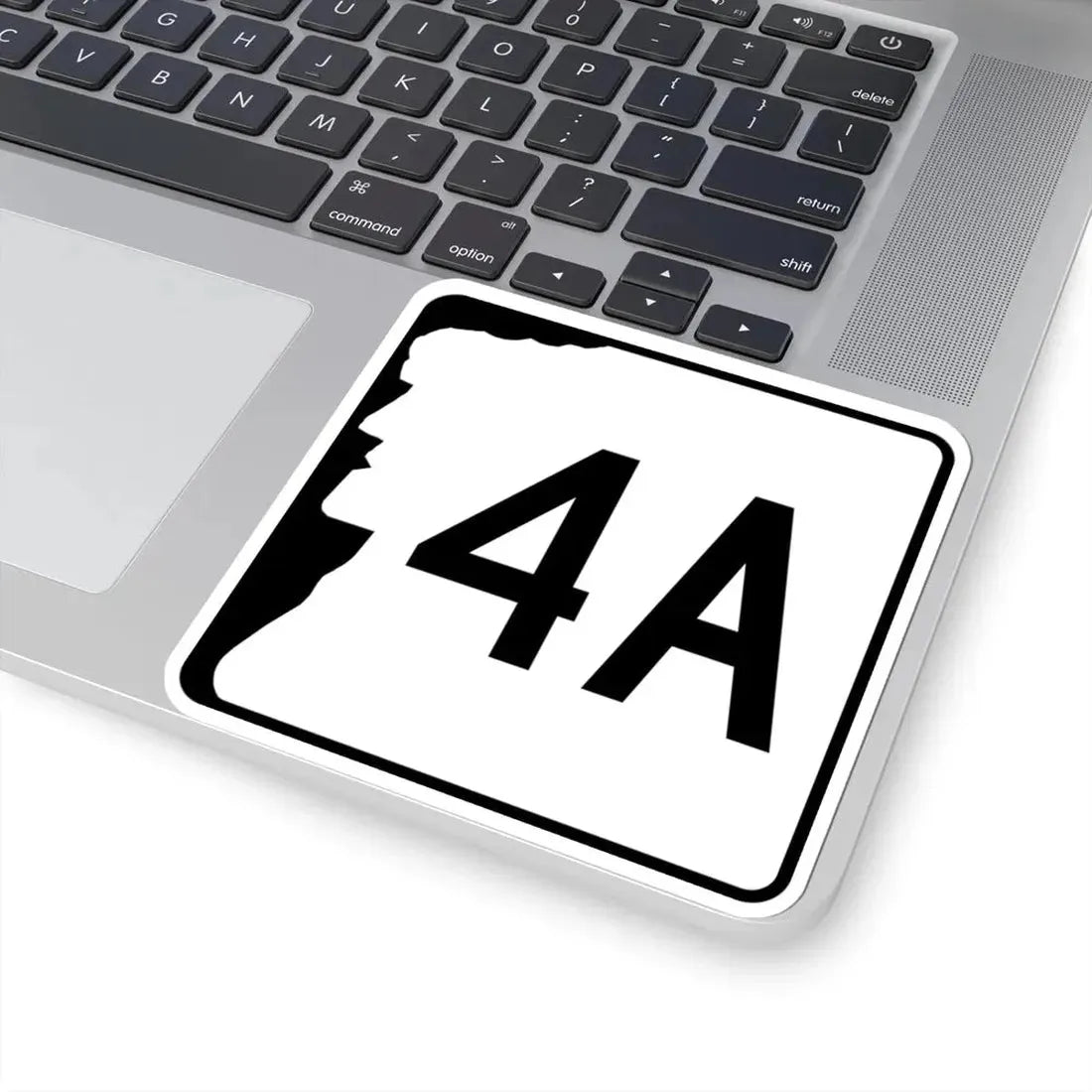 NH Route 4A (New Hampshire) (Road Sign) STICKER Vinyl Kiss-Cut Decal - The Sticker Space