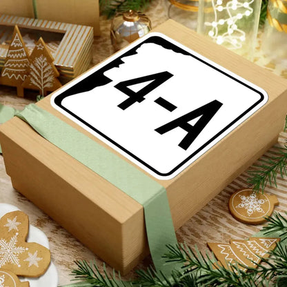 NH Route 4A variant (New Hampshire) (Road Sign) STICKER Vinyl Kiss-Cut Decal - The Sticker Space