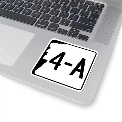 NH Route 4A variant (New Hampshire) (Road Sign) STICKER Vinyl Kiss-Cut Decal - The Sticker Space