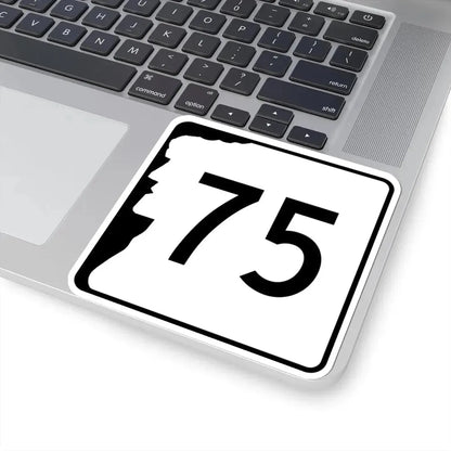 NH Route 75 (New Hampshire) (Road Sign) STICKER Vinyl Kiss-Cut Decal - The Sticker Space