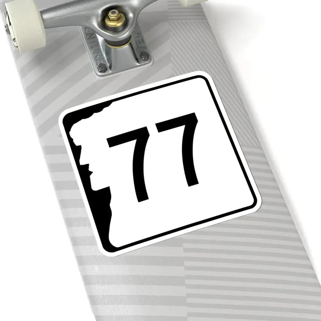 NH Route 77 (New Hampshire) (Road Sign) STICKER Vinyl Kiss-Cut Decal - The Sticker Space