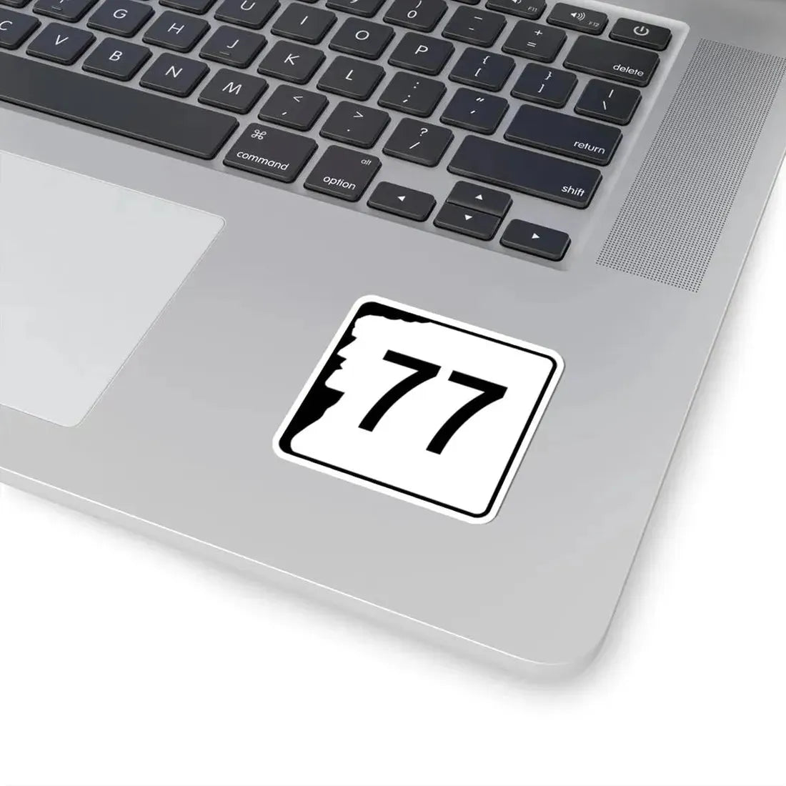 NH Route 77 (New Hampshire) (Road Sign) STICKER Vinyl Kiss-Cut Decal - The Sticker Space