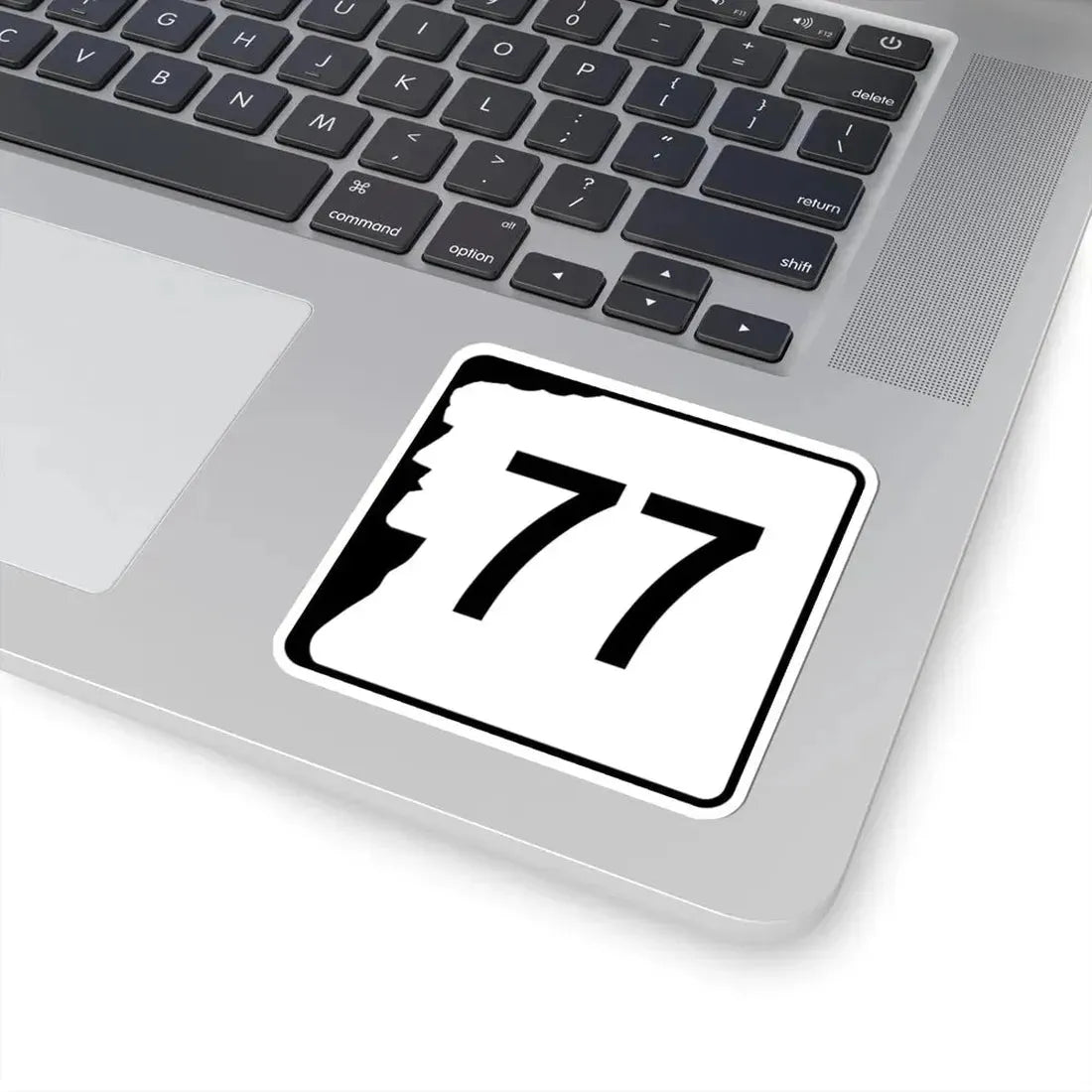 NH Route 77 (New Hampshire) (Road Sign) STICKER Vinyl Kiss-Cut Decal - The Sticker Space