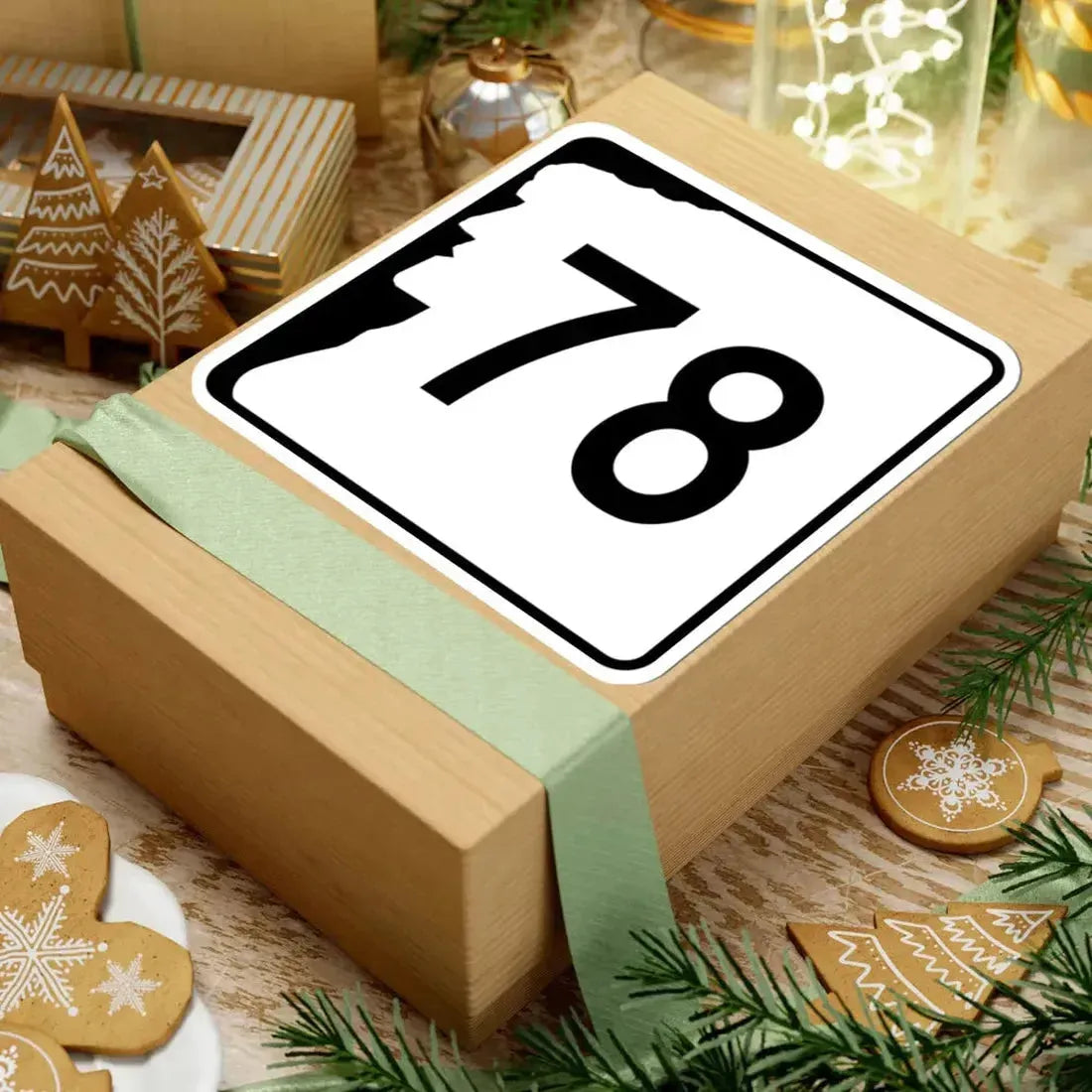 NH Route 78 (New Hampshire) (Road Sign) STICKER Vinyl Kiss-Cut Decal - The Sticker Space