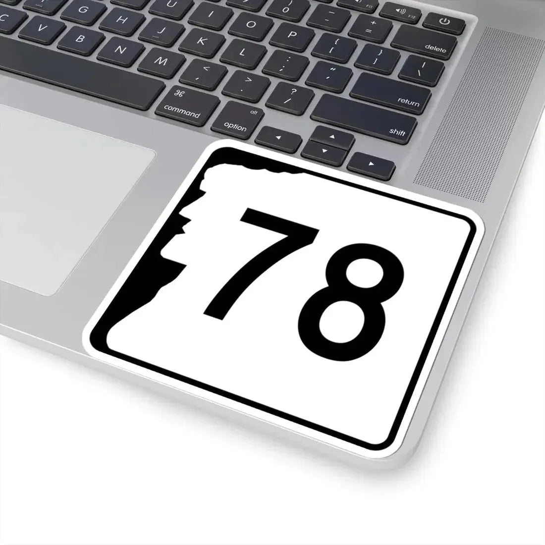 NH Route 78 (New Hampshire) (Road Sign) STICKER Vinyl Kiss-Cut Decal - The Sticker Space