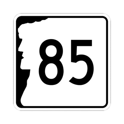 NH Route 85 (New Hampshire) (Road Sign) STICKER Vinyl Kiss-Cut Decal 4 Inch White - The Sticker Space