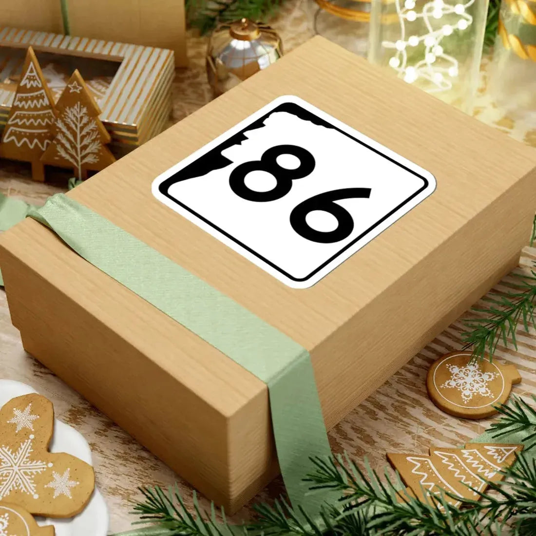 NH Route 86 (New Hampshire) (Road Sign) STICKER Vinyl Kiss-Cut Decal - The Sticker Space