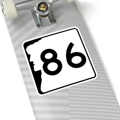 NH Route 86 (New Hampshire) (Road Sign) STICKER Vinyl Kiss-Cut Decal - The Sticker Space