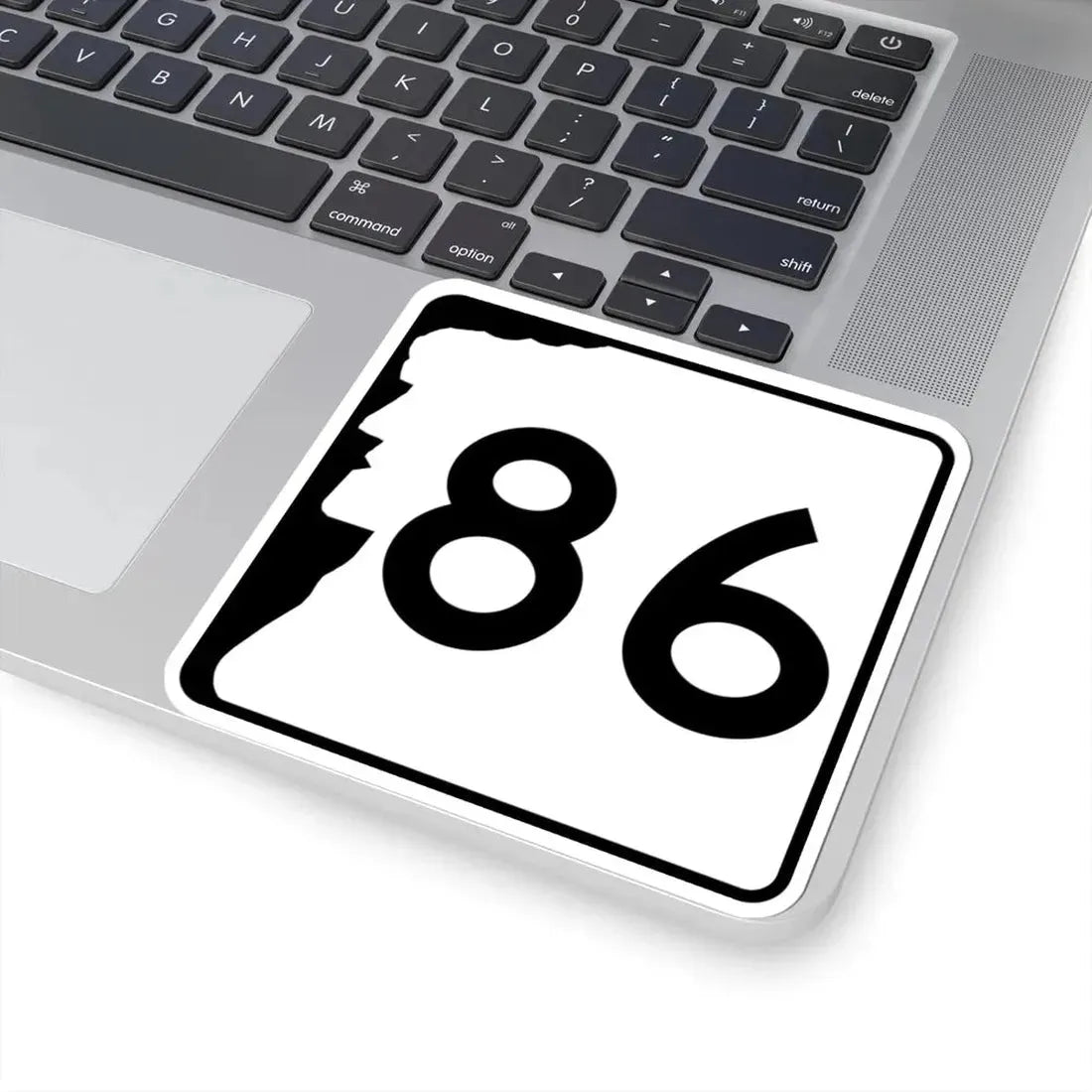NH Route 86 (New Hampshire) (Road Sign) STICKER Vinyl Kiss-Cut Decal - The Sticker Space