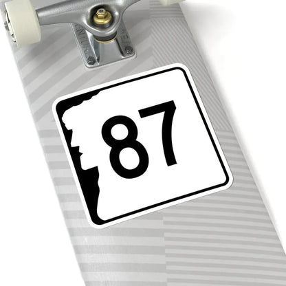 NH Route 87 (New Hampshire) (Road Sign) STICKER Vinyl Kiss-Cut Decal - The Sticker Space