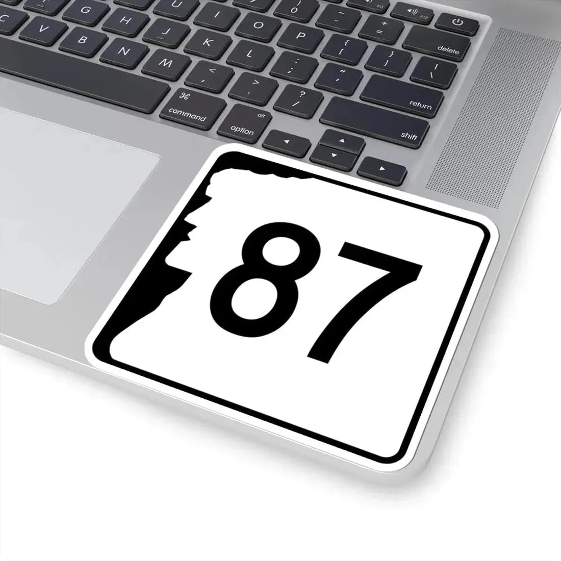 NH Route 87 (New Hampshire) (Road Sign) STICKER Vinyl Kiss-Cut Decal - The Sticker Space