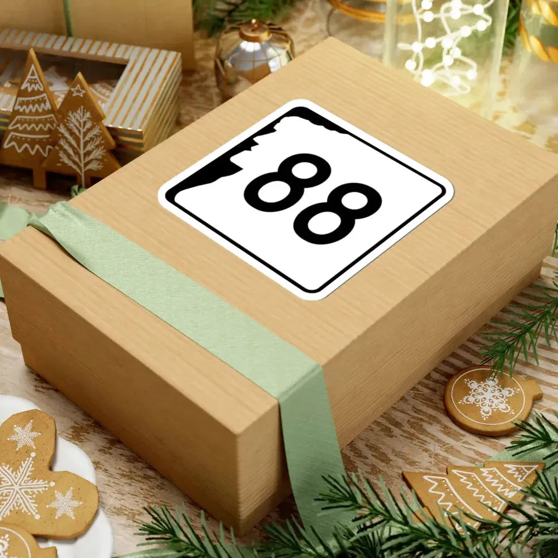 NH Route 88 (New Hampshire) (Road Sign) STICKER Vinyl Kiss-Cut Decal - The Sticker Space