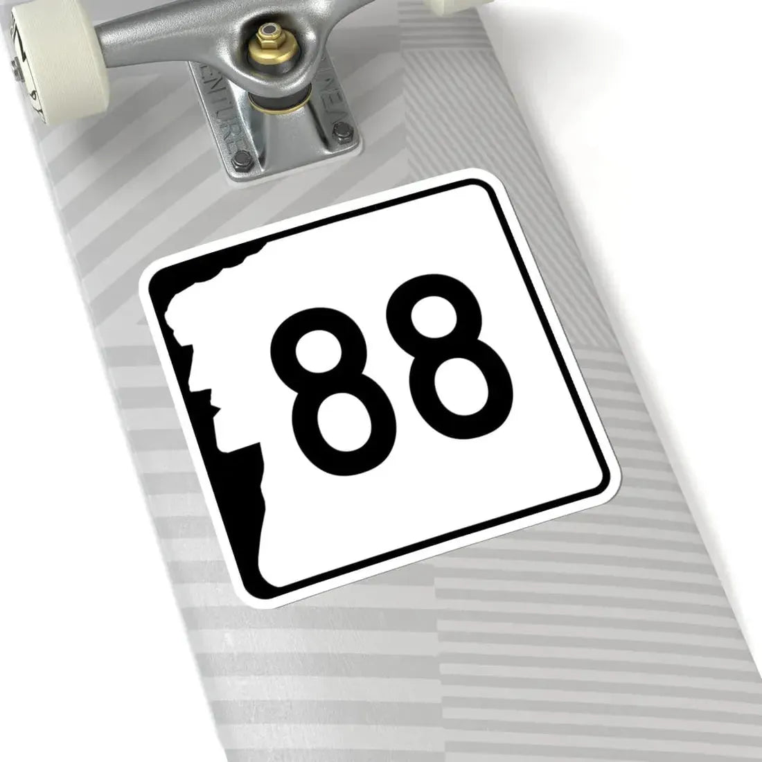 NH Route 88 (New Hampshire) (Road Sign) STICKER Vinyl Kiss-Cut Decal - The Sticker Space