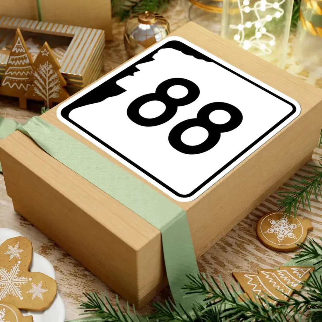 NH Route 88 (New Hampshire) (Road Sign) STICKER Vinyl Kiss-Cut Decal - The Sticker Space