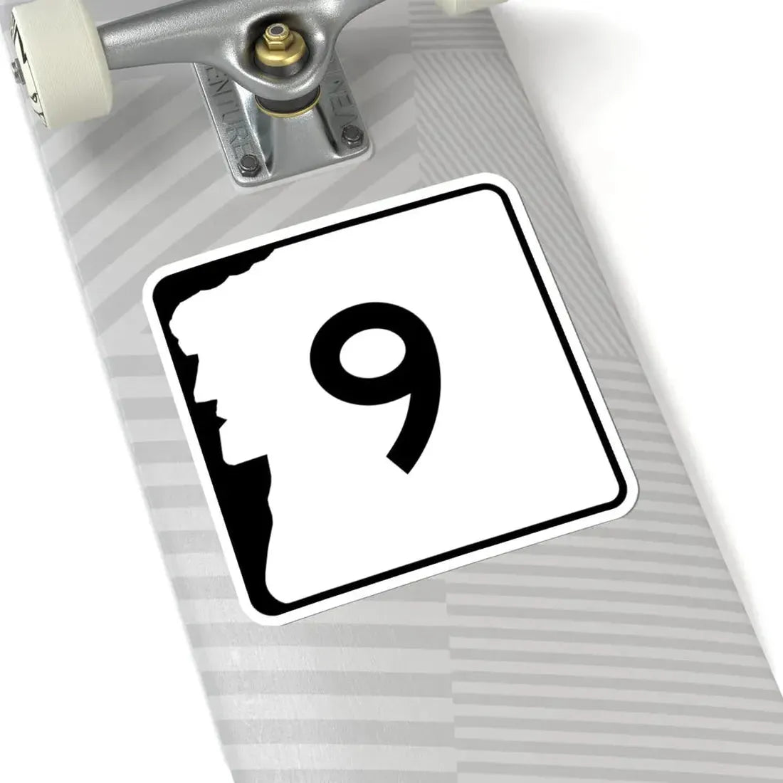 NH Route 9 (New Hampshire) (Road Sign) STICKER Vinyl Kiss-Cut Decal - The Sticker Space