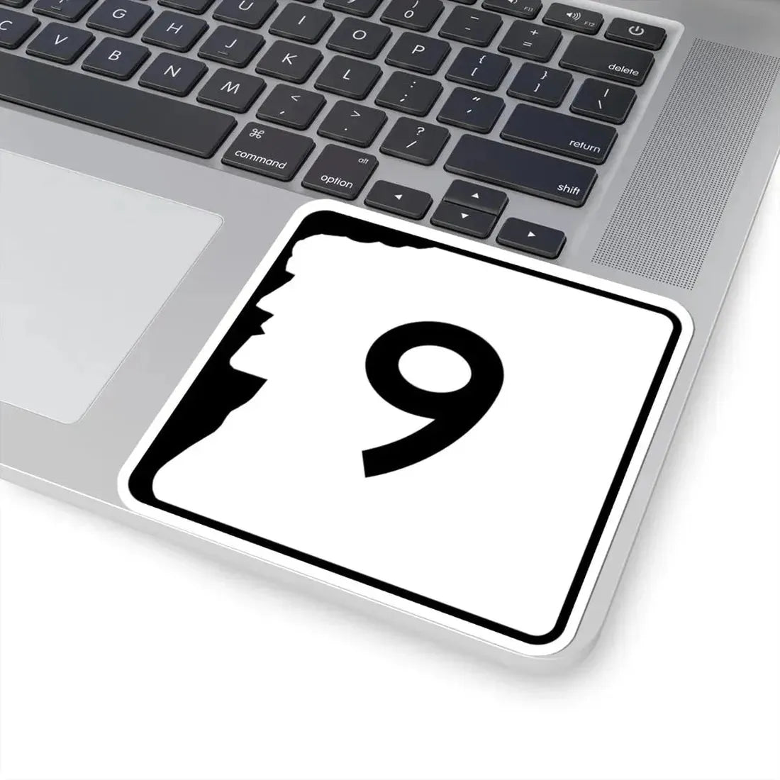 NH Route 9 (New Hampshire) (Road Sign) STICKER Vinyl Kiss-Cut Decal - The Sticker Space